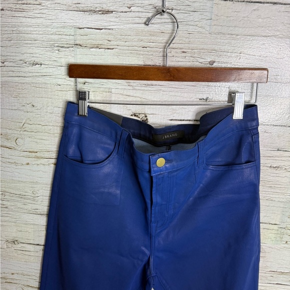 J Brand Maria High Rise Blueberry Coated Skinny indigo gloss NWT size 32 - Picture 3 of 10